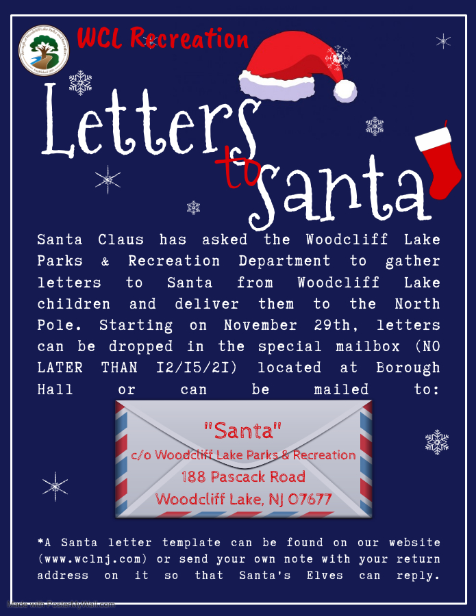 letters to santa flyer