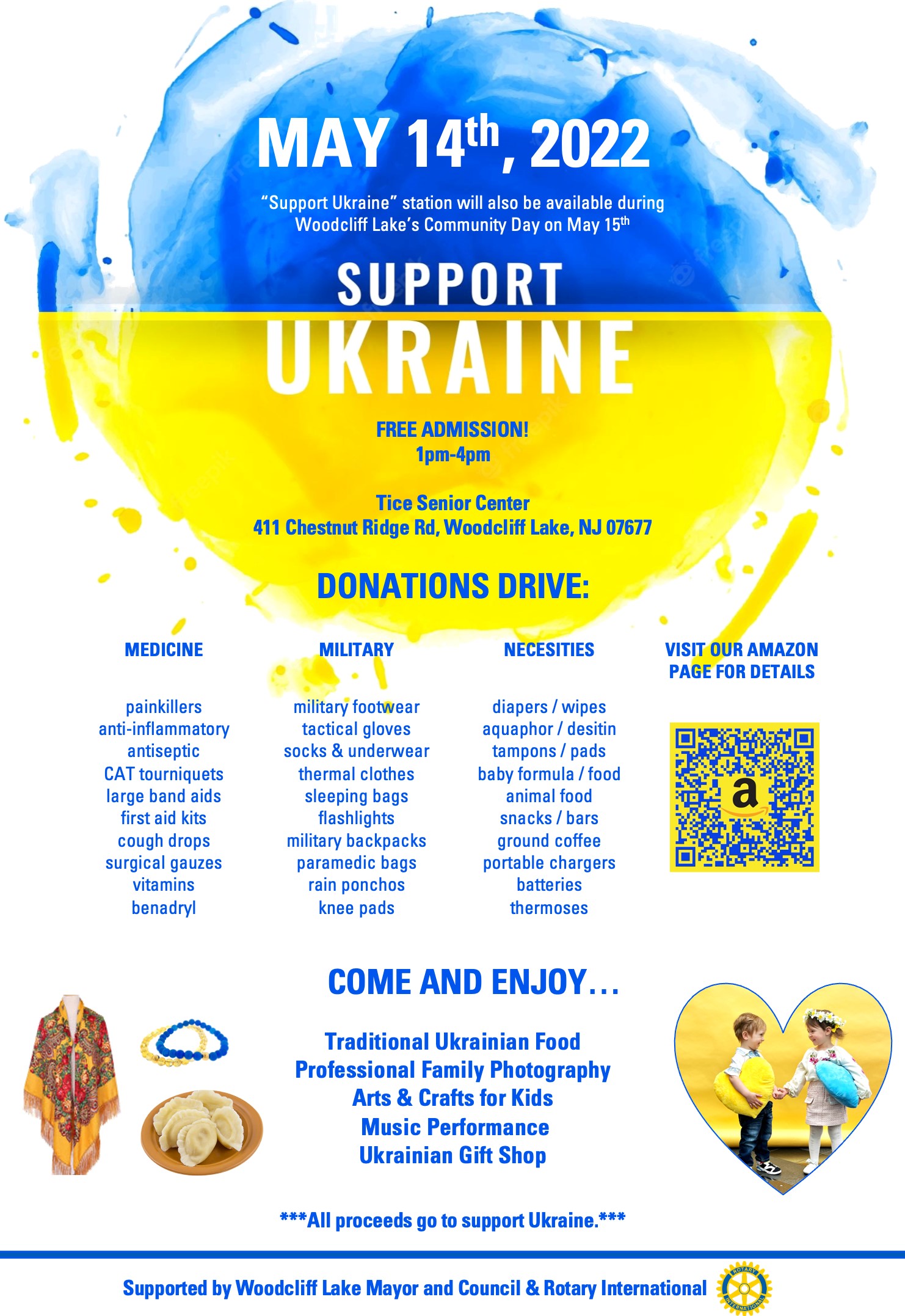 support ukraine event flyer
