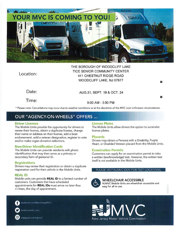 mobile motor vehicle commission flyer